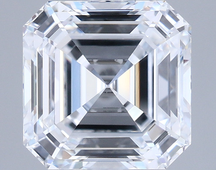 2.29 Carat Asscher Shaped, Ideal Cut, E Color, VVS1 Clarity, IGI Certified Lab Grown Diamond
