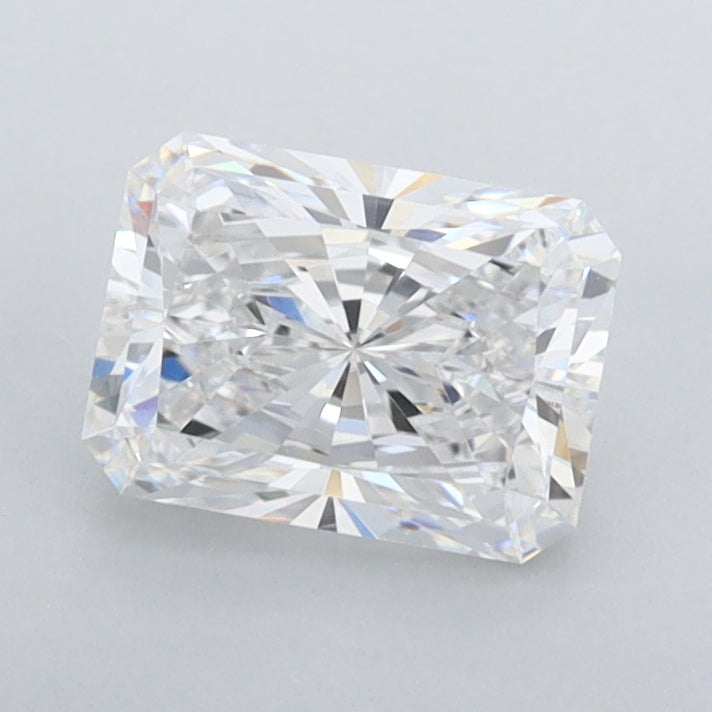 1.06 Carat Radiant Shaped, Ideal Cut, D Color, FL Clarity, IGI Certified Lab Grown Diamond