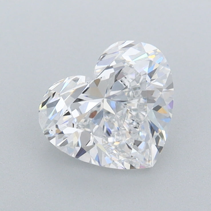 1.04 Carat Heart Shaped, Ideal Cut, D Color, VVS1 Clarity, IGI Certified Lab Grown Diamond