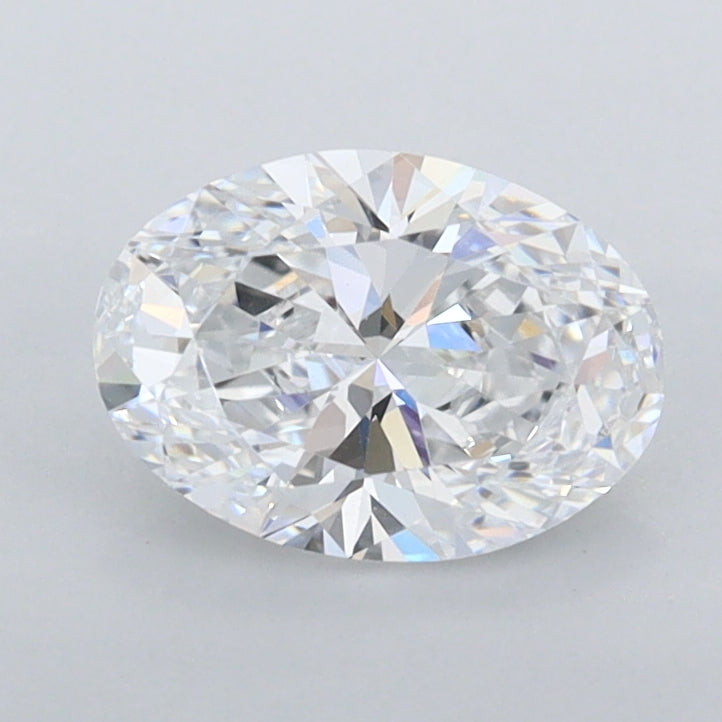 1.01 Carat Oval Shaped, Ideal Cut, D Color, VVS1 Clarity, IGI Certified Lab Grown Diamond