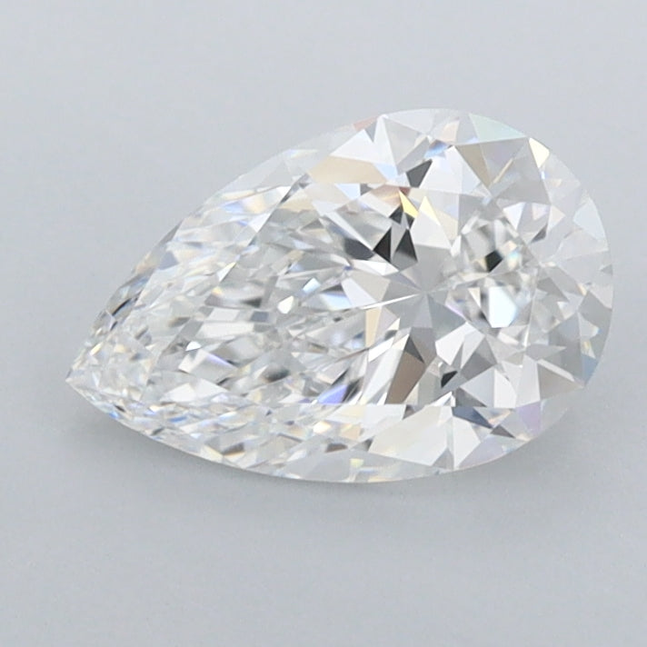 1.03 Carat Pear Shaped, Ideal Cut, E Color, IF Clarity, IGI Certified Lab Grown Diamond