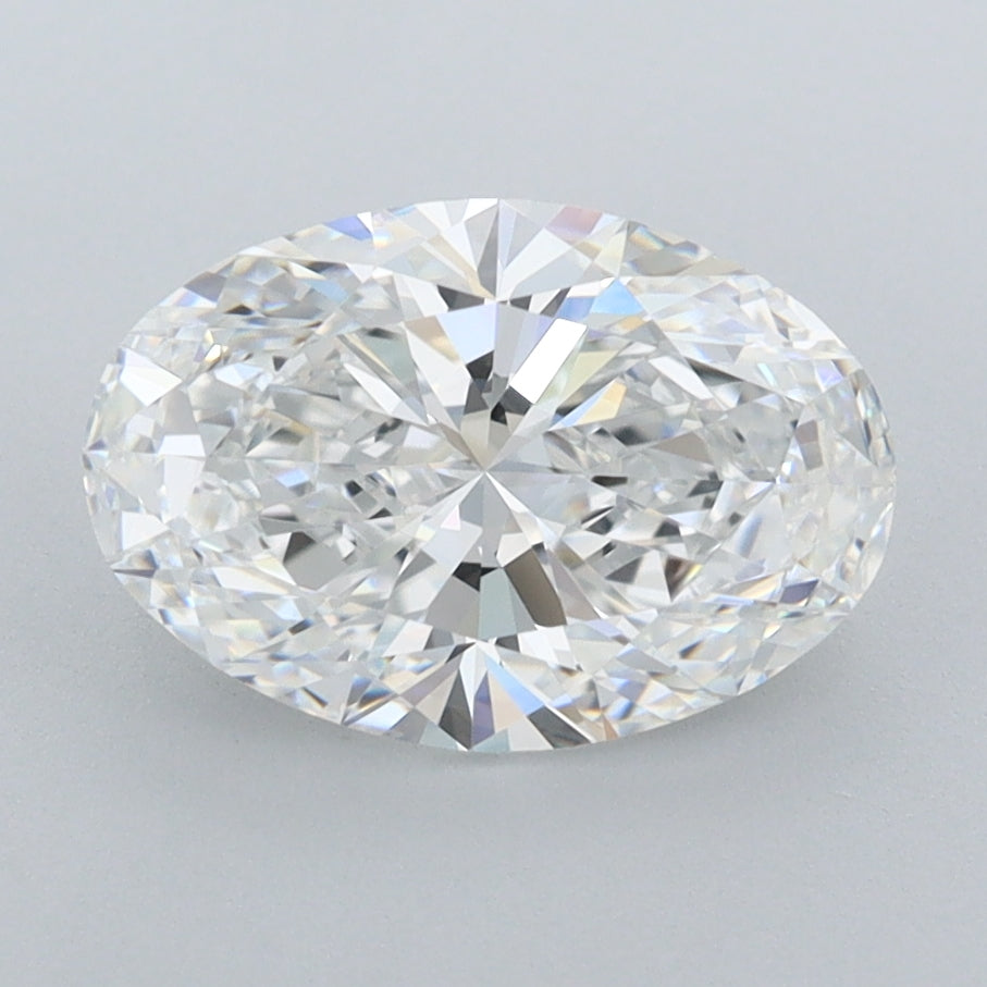 2.01 Carat Oval Shaped, Ideal Cut, E Color, VVS1 Clarity, IGI Certified Lab Grown Diamond