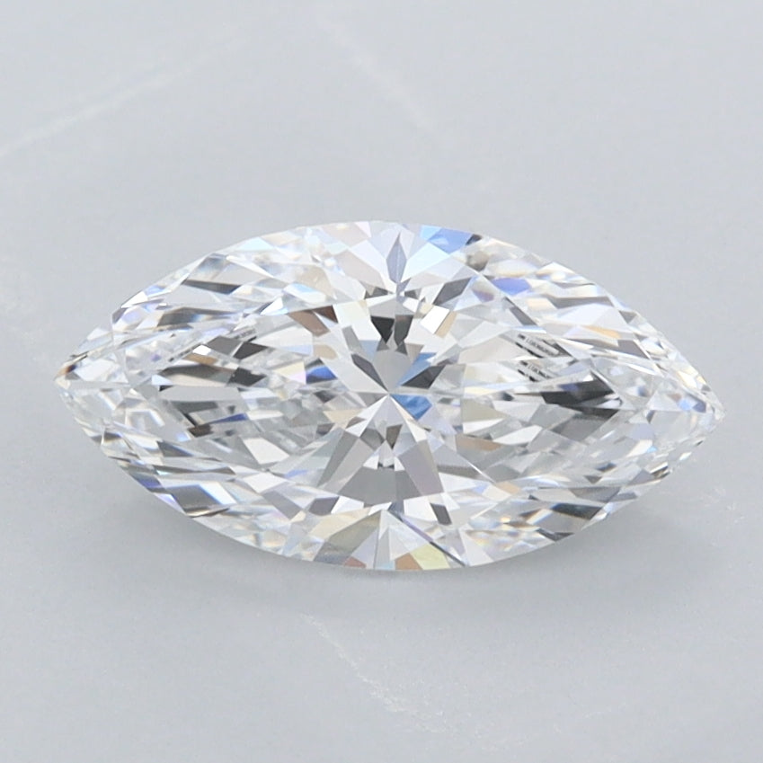 1.09 Carat Marquise Shaped, Ideal Cut, D Color, VVS1 Clarity, IGI Certified Lab Grown Diamond