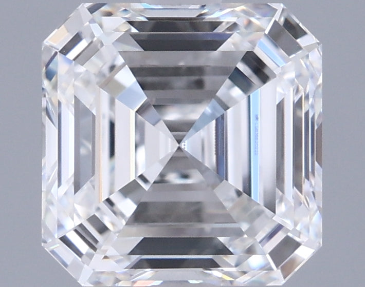 2.05 Carat Asscher Shaped, Ideal Cut, D Color, VVS1 Clarity, IGI Certified Lab Grown Diamond