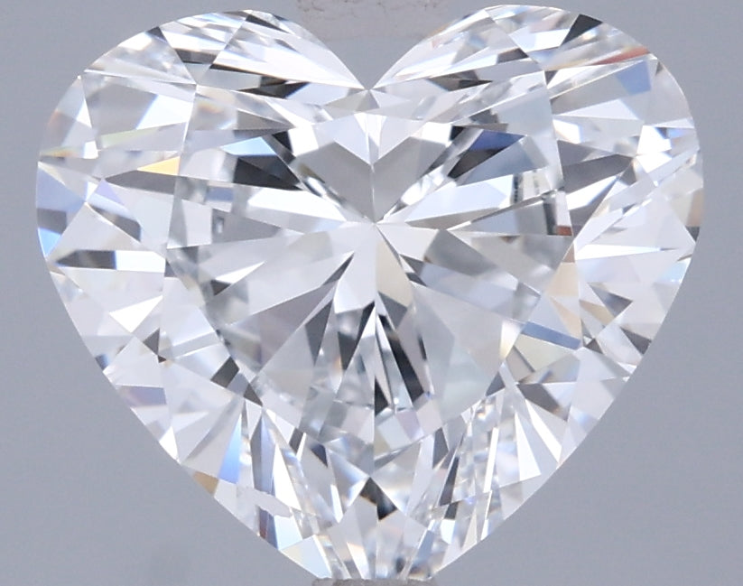 2.52 Carat Heart Shaped, Ideal Cut, E Color, VVS1 Clarity, IGI Certified Lab Grown Diamond