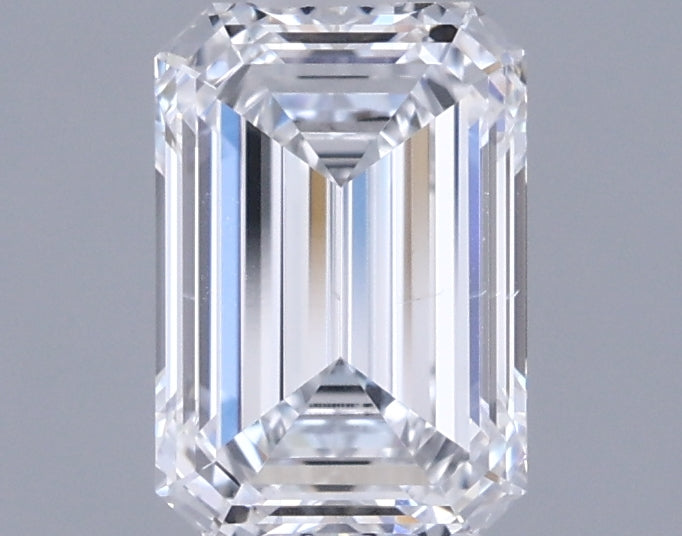 1.01 Carat Emerald Shaped, Ideal Cut, D Color, VS2 Clarity, IGI Certified Lab Grown Diamond
