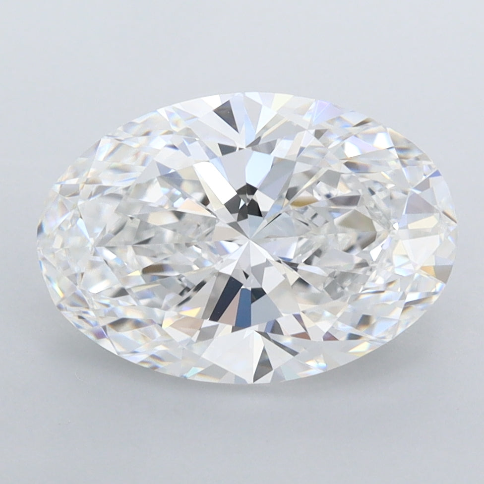 2.90 Carat Oval Shaped, Ideal Cut, D Color, FL Clarity, IGI Certified Lab Grown Diamond