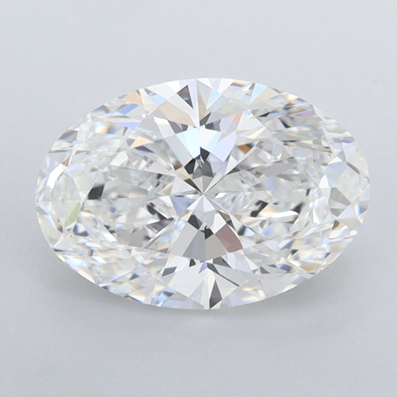 1.51 Carat Oval Shaped, Ideal Cut, E Color, FL Clarity, IGI Certified Lab Grown Diamond