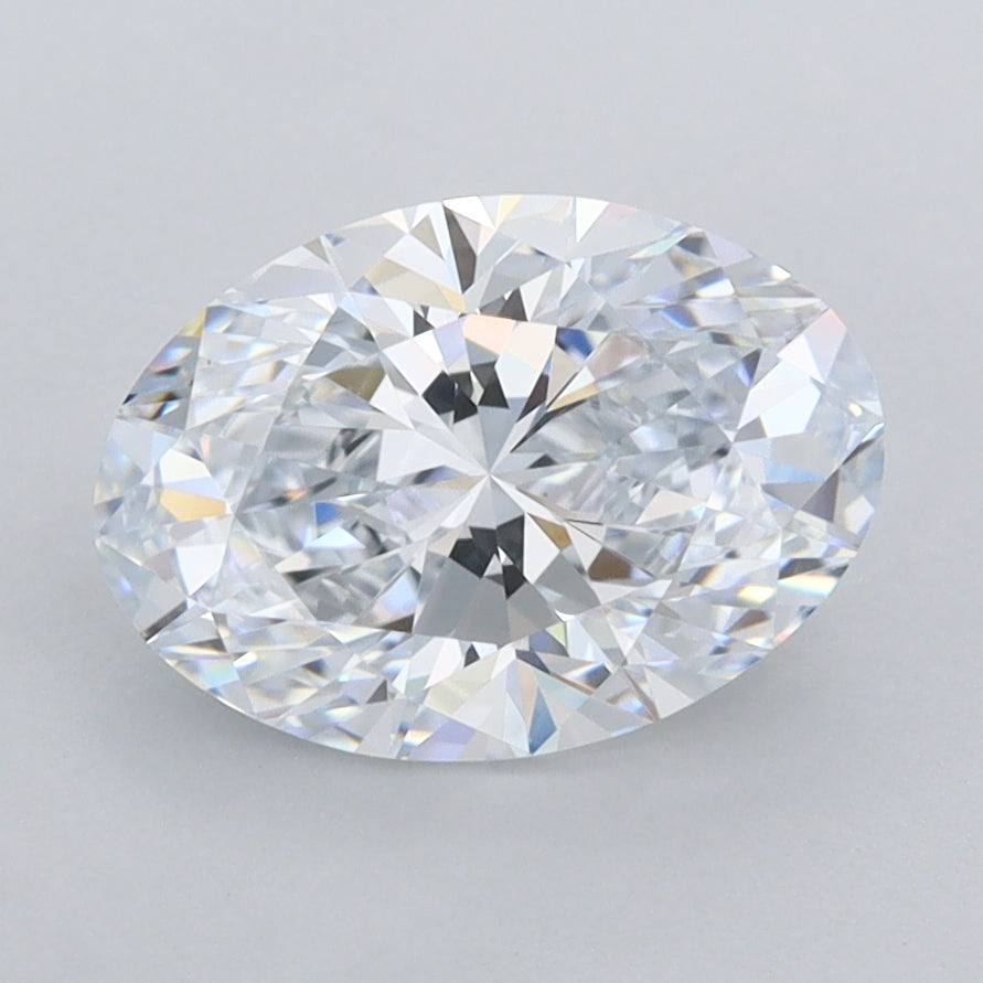 1.84 Carat Oval Shaped, Ideal Cut, E Color, FL Clarity, IGI Certified Lab Grown Diamond