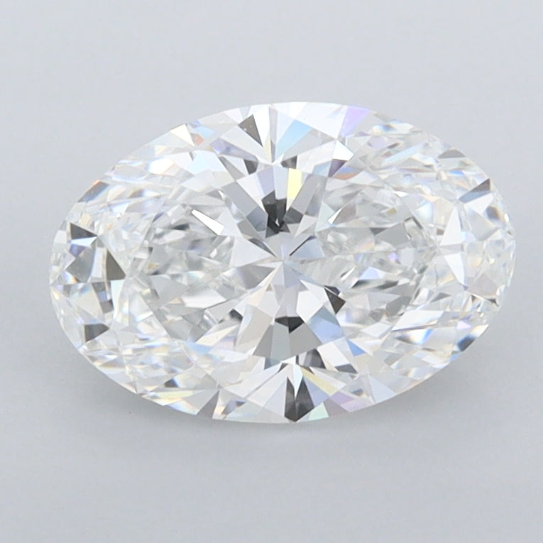 1.39 Carat Oval Shaped, Ideal Cut, E Color, FL Clarity, IGI Certified Lab Grown Diamond