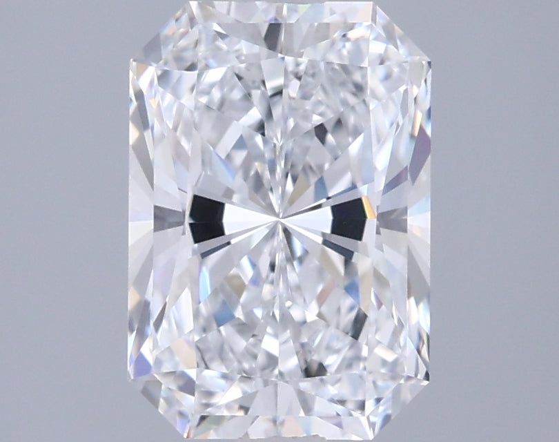 1.95 Carat Radiant Shaped, Excellent Cut, D Color, VVS1 Clarity, IGI Certified Lab Grown Diamond