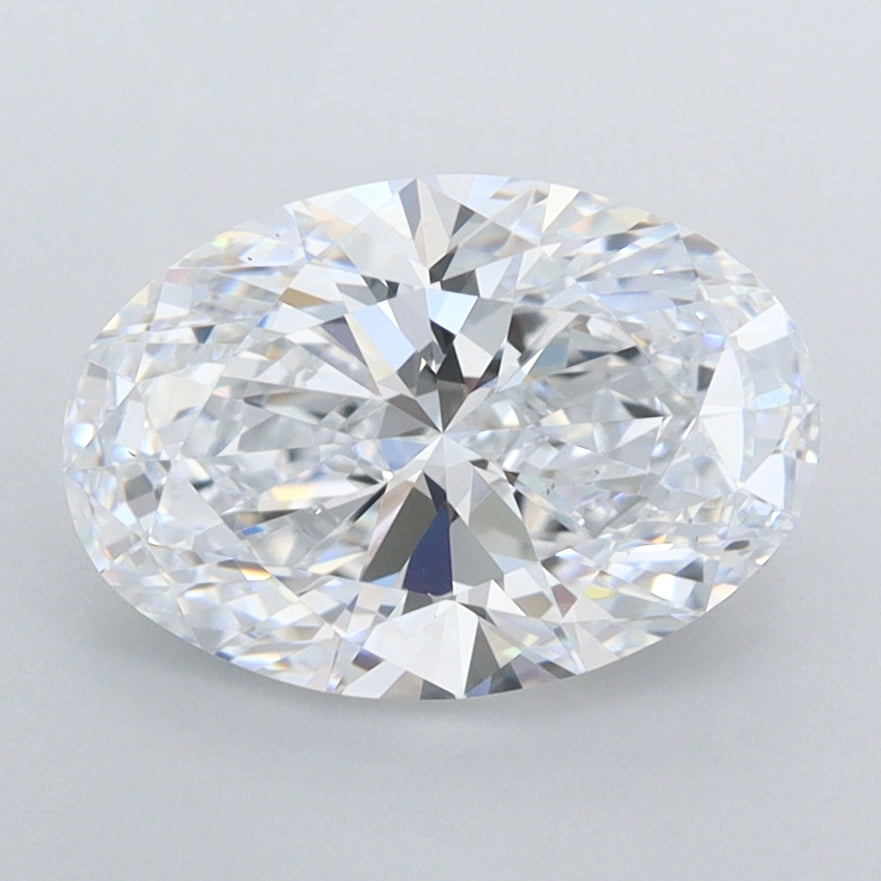 2.06 Carat Oval Shaped, Ideal Cut, E Color, FL Clarity, IGI Certified Lab Grown Diamond