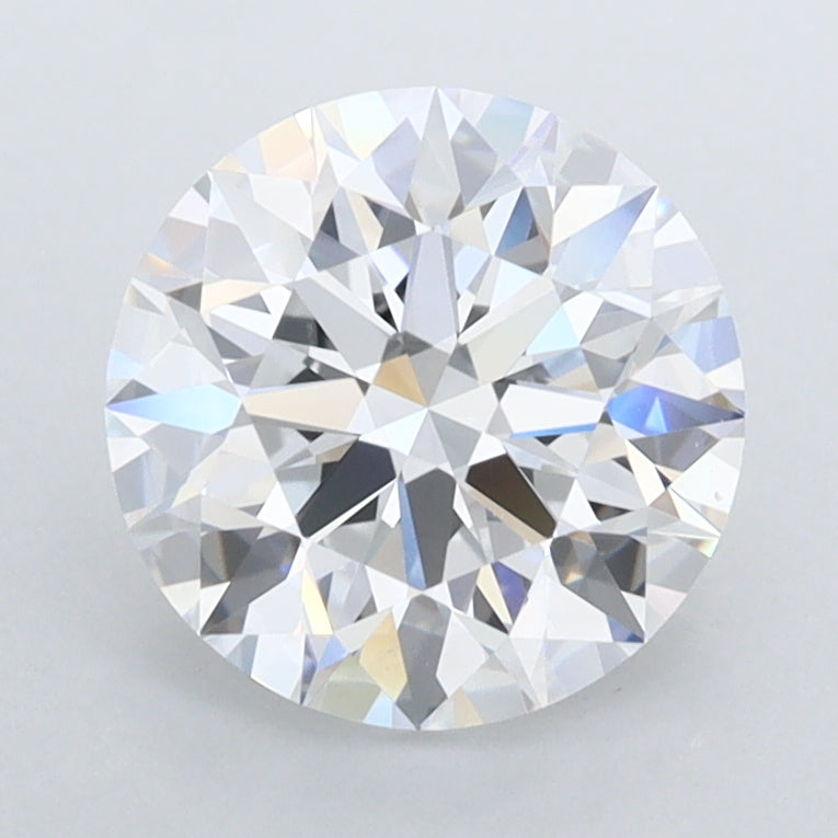 1.90 Carat Round Shaped, Ideal Cut, D Color, IF Clarity, IGI Certified Lab Grown Diamond