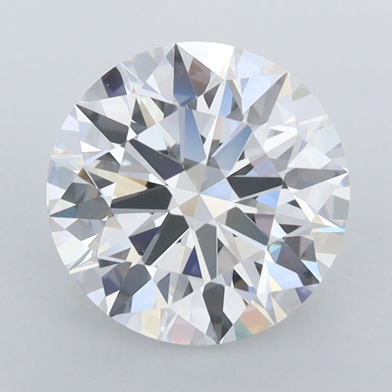 2.45 Carat Round Shaped, Ideal Cut, E Color, VVS1 Clarity, IGI Certified Lab Grown Diamond