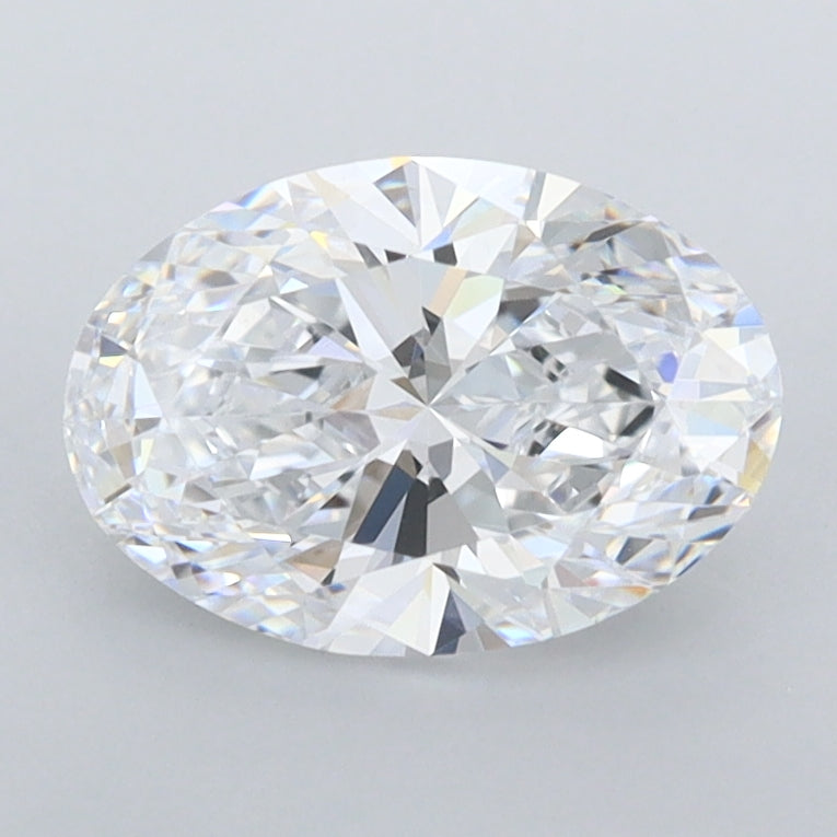 1.47 Carat Oval Shaped, Ideal Cut, D Color, VVS1 Clarity, IGI Certified Lab Grown Diamond