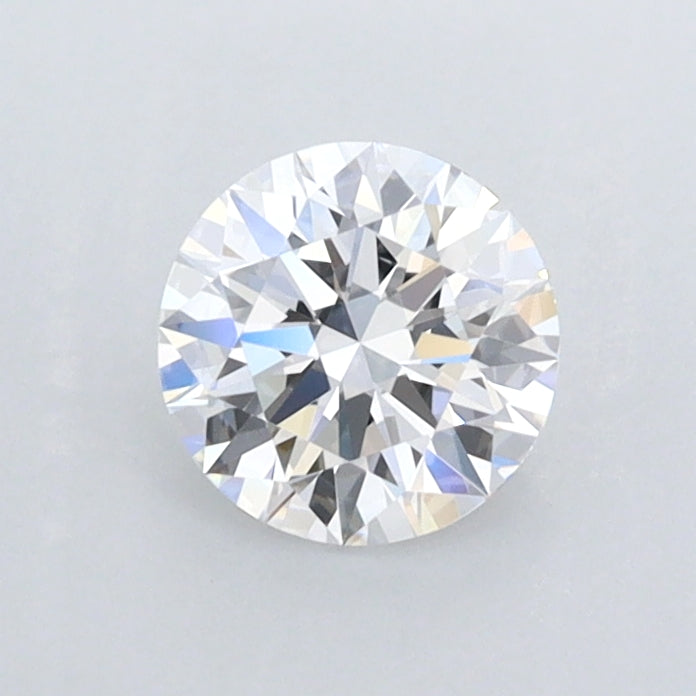 0.59 Carat Round Shaped, Ideal Cut, D Color, FL Clarity, IGI Certified Lab Grown Diamond