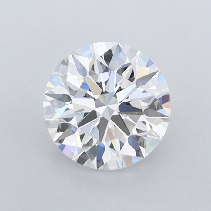 0.76 Carat Round Shaped, Ideal Cut, D Color, VVS2 Clarity, IGI Certified Lab Grown Diamond
