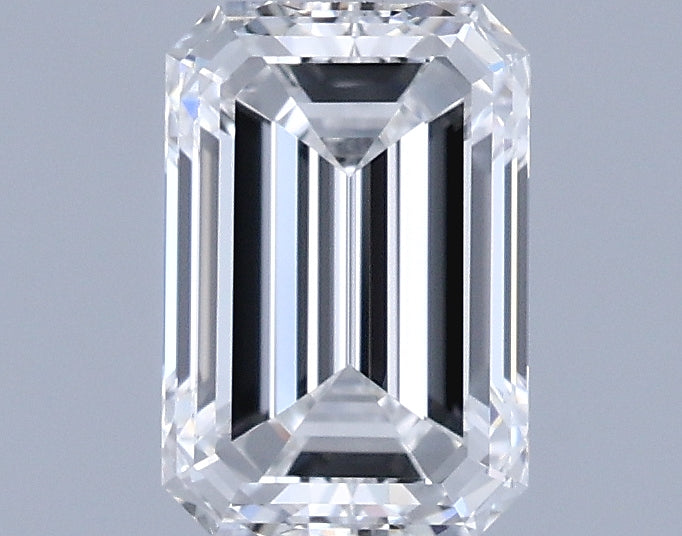 0.97 Carat Emerald Shaped, Ideal Cut, E Color, VVS1 Clarity, IGI Certified Lab Grown Diamond