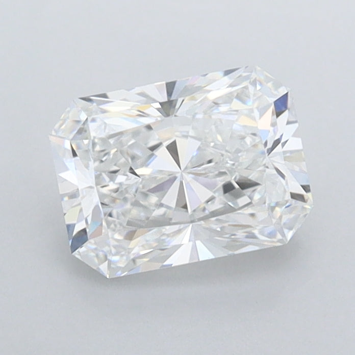 0.96 Carat Radiant Shaped, Excellent Cut, D Color, FL Clarity, IGI Certified Lab Grown Diamond