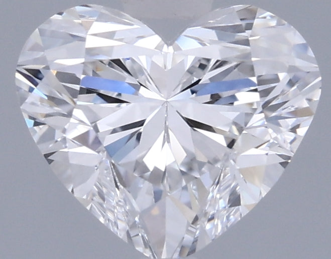 0.98 Carat Heart Shaped, Ideal Cut, D Color, VVS1 Clarity, IGI Certified Lab Grown Diamond