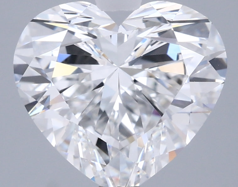 2.63 Carat Heart Shaped, Excellent Cut, E Color, VVS1 Clarity, IGI Certified Lab Grown Diamond