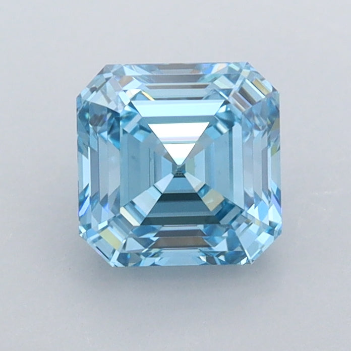 1.03 Carat Asscher Shaped, Ideal Cut, VVS1 Clarity, IGI Certified Lab Grown Diamond