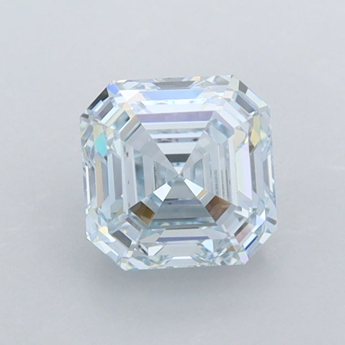 1.01 Carat Asscher Shaped, Ideal Cut, VS1 Clarity, IGI Certified Lab Grown Diamond