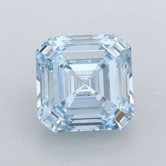 1.04 Carat Asscher Shaped, Ideal Cut, VVS2 Clarity, IGI Certified Lab Grown Diamond