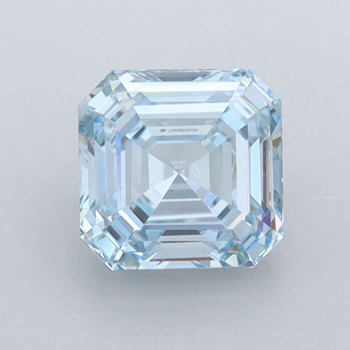 1.02 Carat Asscher Shaped, Ideal Cut, VVS1 Clarity, IGI Certified Lab Grown Diamond