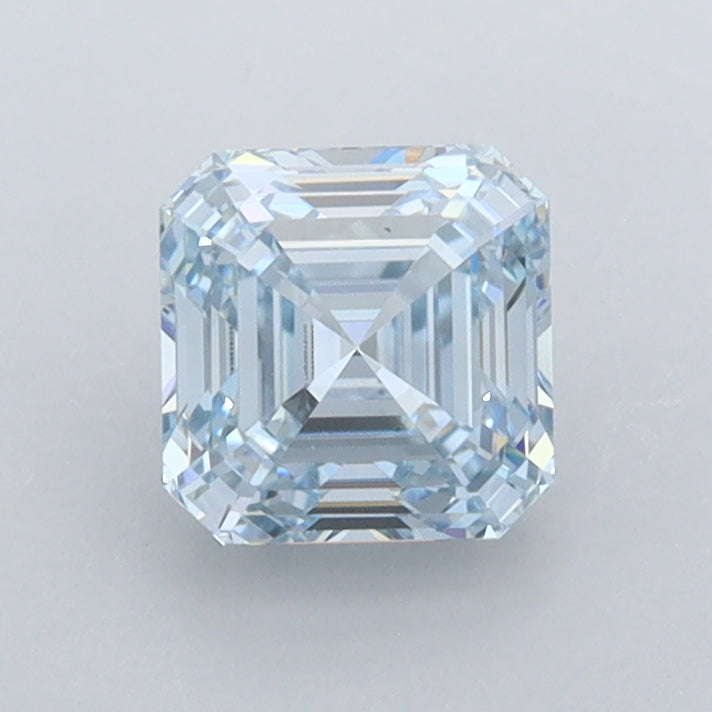 1.03 Carat Asscher Shaped, Ideal Cut, VS1 Clarity, IGI Certified Lab Grown Diamond