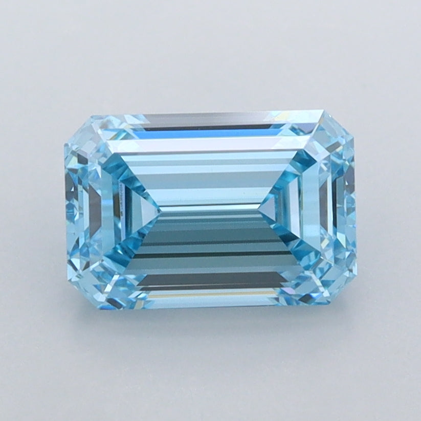 1.51 Carat Emerald Shaped, Ideal Cut, VVS2 Clarity, IGI Certified Lab Grown Diamond