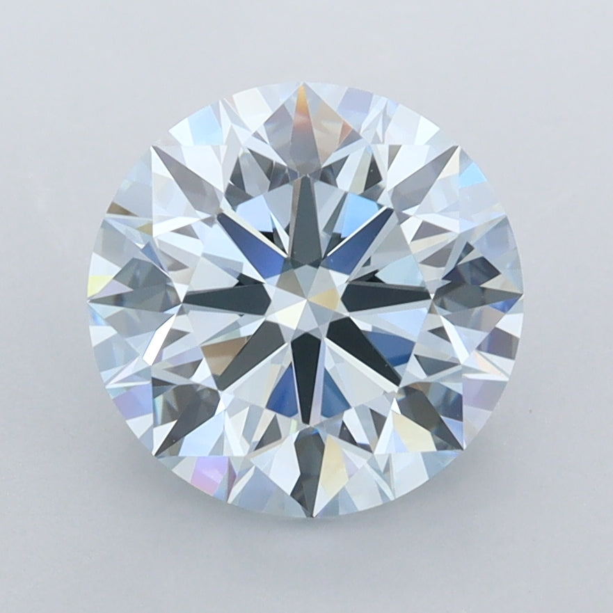 2.52 Carat Round Shaped, Ideal Cut, VVS1 Clarity, IGI Certified Lab Grown Diamond