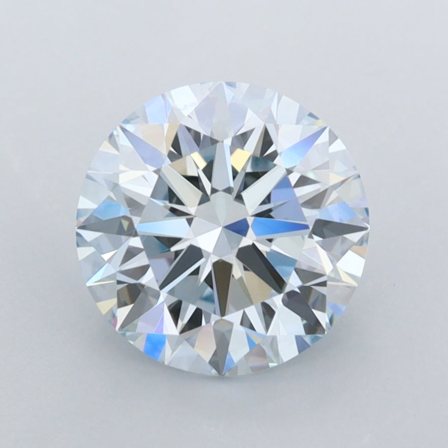 1.96 Carat Round Shaped, Ideal Cut, VVS1 Clarity, IGI Certified Lab Grown Diamond