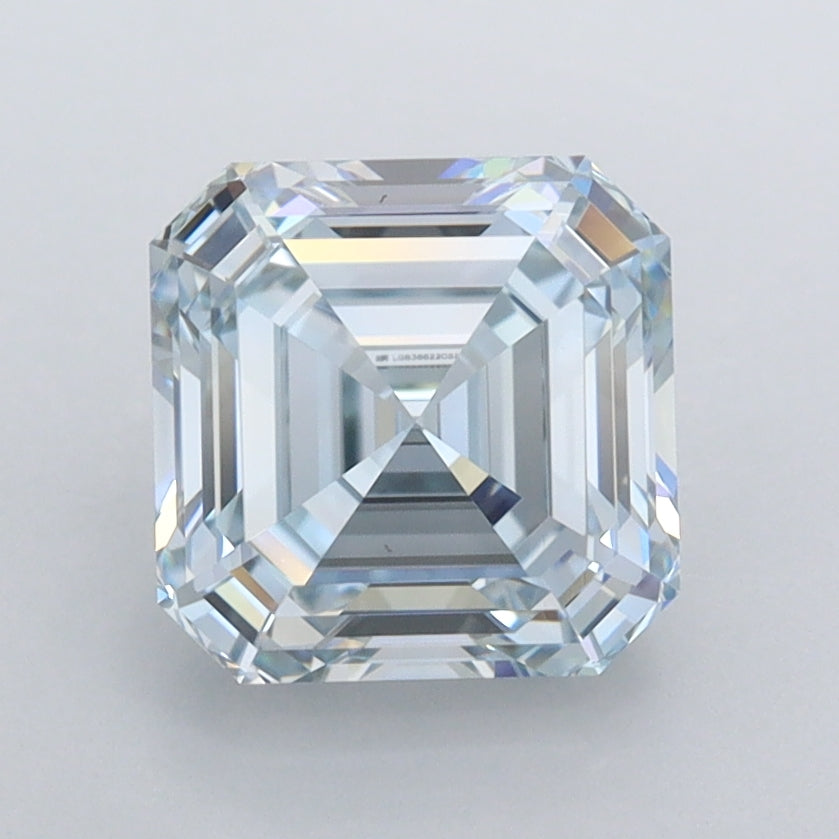 2.01 Carat Asscher Shaped, Ideal Cut, VVS1 Clarity, IGI Certified Lab Grown Diamond