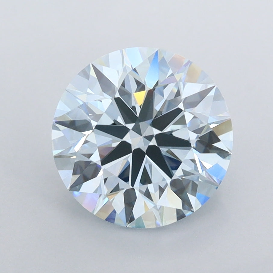 2.03 Carat Round Shaped, Ideal Cut, VVS2 Clarity, IGI Certified Lab Grown Diamond