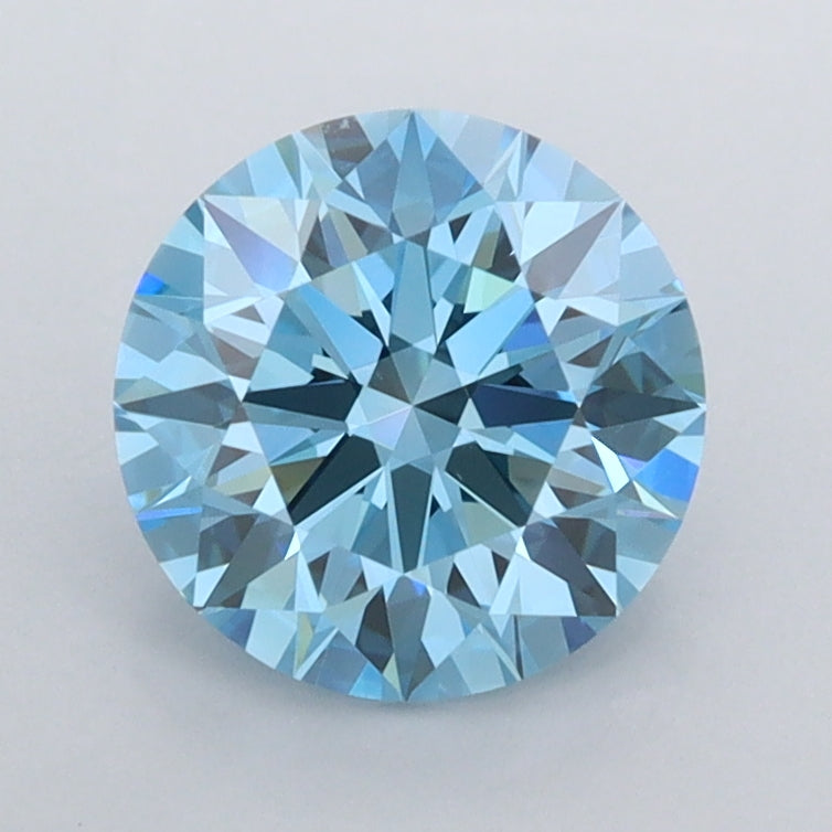 1.45 Carat Round Shaped, Ideal Cut, VVS2 Clarity, IGI Certified Lab Grown Diamond