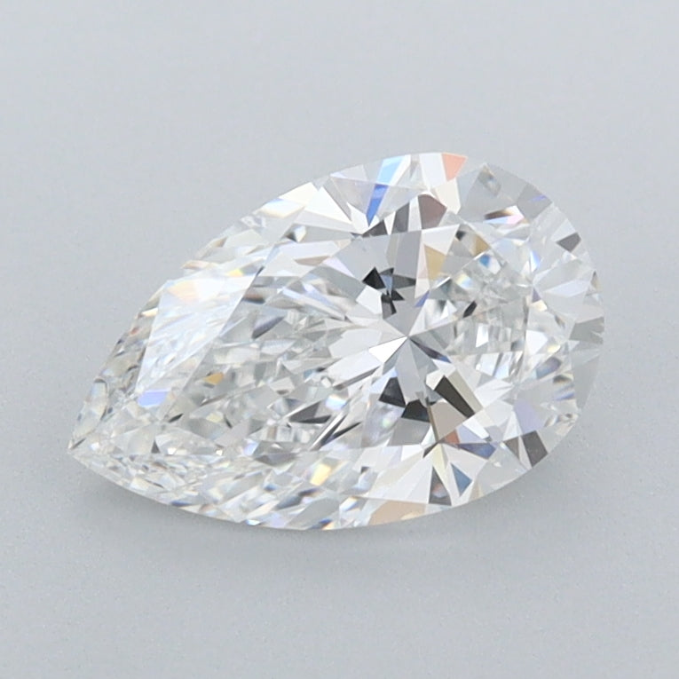 1.01 Carat Pear Shaped, Ideal Cut, D Color, VVS1 Clarity, IGI Certified Lab Grown Diamond