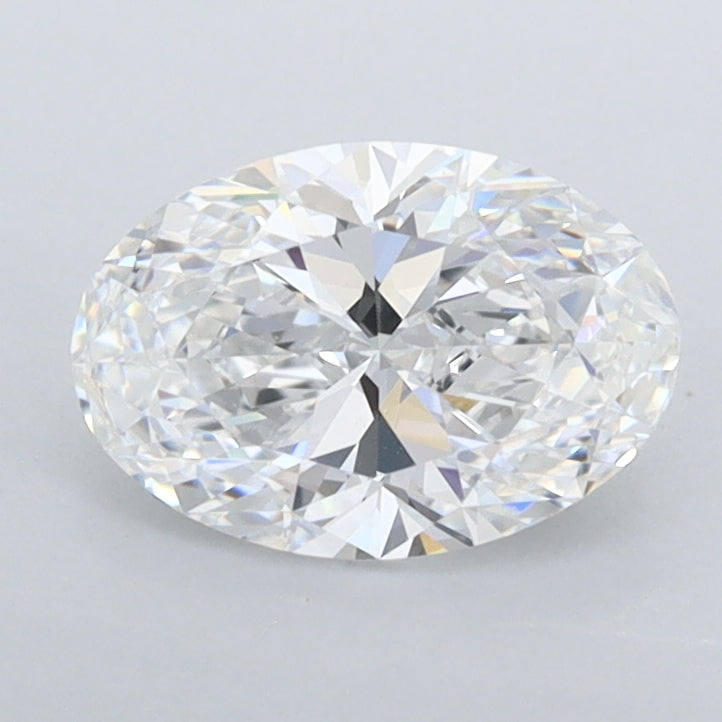 1.01 Carat Oval Shaped, Ideal Cut, D Color, FL Clarity, IGI Certified Lab Grown Diamond