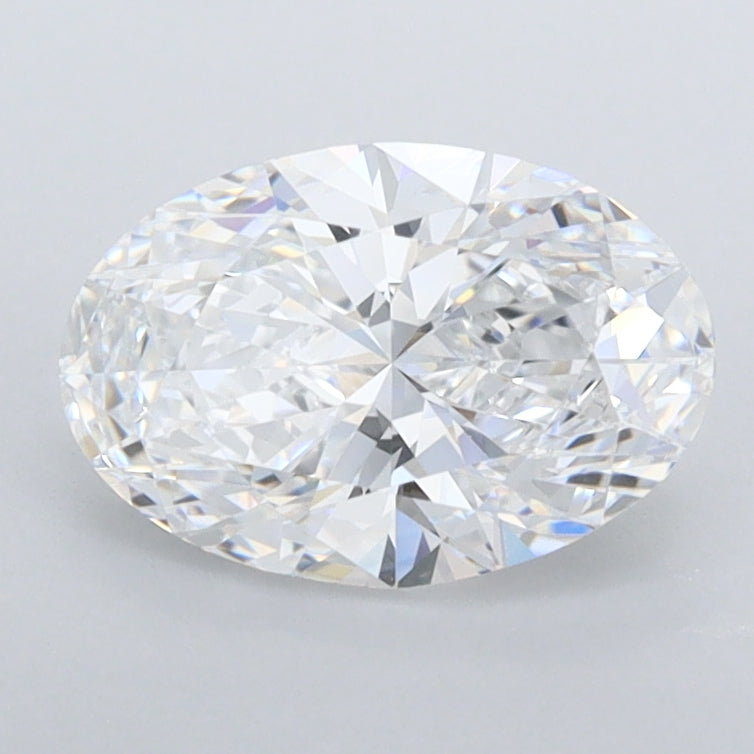 1.32 Carat Oval Shaped, Ideal Cut, D Color, IF Clarity, IGI Certified Lab Grown Diamond