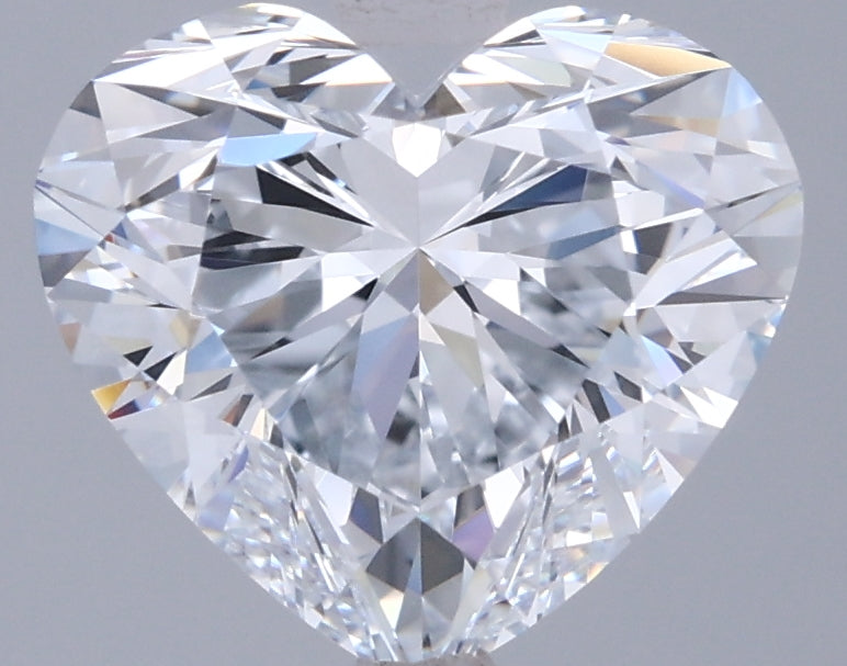 2.55 Carat Heart Shaped, Ideal Cut, E Color, VVS1 Clarity, IGI Certified Lab Grown Diamond