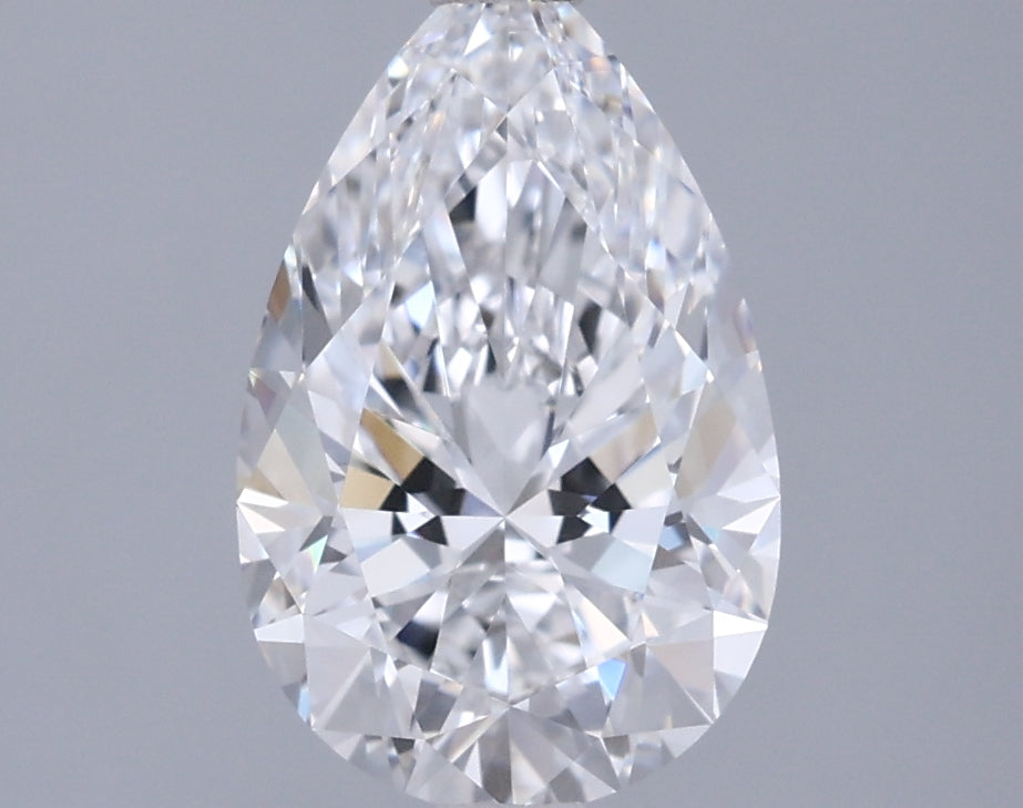 1.71 Carat Pear Shaped, Ideal Cut, D Color, VVS1 Clarity, IGI Certified Lab Grown Diamond
