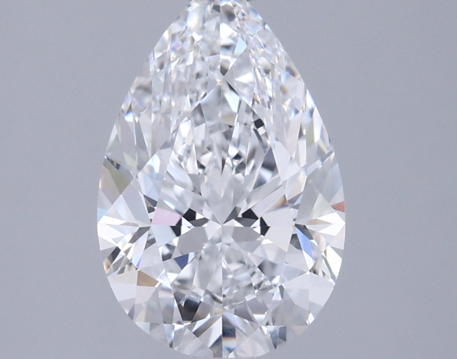 1.97 Carat Pear Shaped, Excellent Cut, D Color, VVS1 Clarity, IGI Certified Lab Grown Diamond
