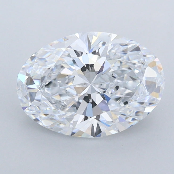 1.33 Carat Oval Shaped, Ideal Cut, D Color, VVS1 Clarity, IGI Certified Lab Grown Diamond