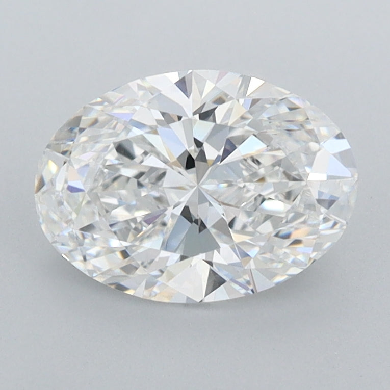 1.27 Carat Oval Shaped, Ideal Cut, D Color, IF Clarity, IGI Certified Lab Grown Diamond