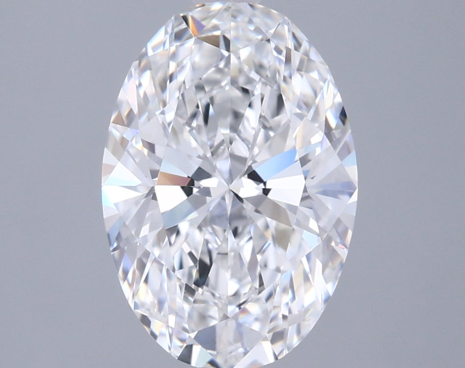 2.14 Carat Oval Shaped, Ideal Cut, E Color, VVS1 Clarity, IGI Certified Lab Grown Diamond