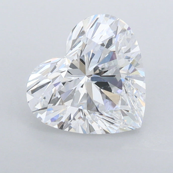 1.03 Carat Heart Shaped, Ideal Cut, D Color, IF Clarity, IGI Certified Lab Grown Diamond