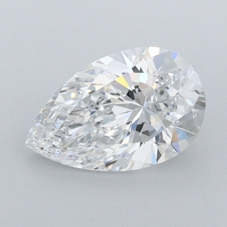 1.04 Carat Pear Shaped, Ideal Cut, D Color, VVS1 Clarity, IGI Certified Lab Grown Diamond