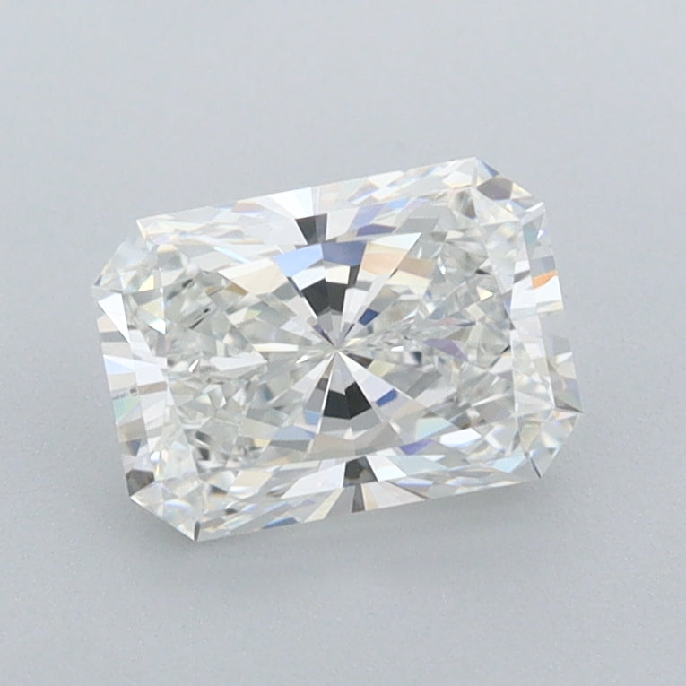 1.08 Carat Radiant Shaped, Ideal Cut, E Color, VVS1 Clarity, IGI Certified Lab Grown Diamond