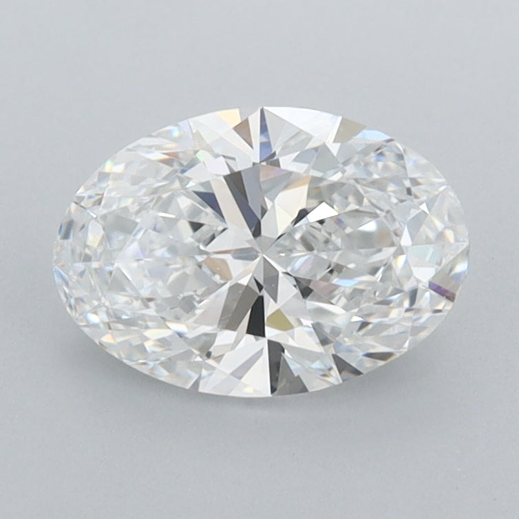 1.04 Carat Oval Shaped, Ideal Cut, D Color, IF Clarity, IGI Certified Lab Grown Diamond