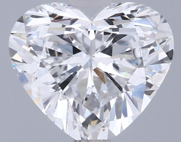 1.45 Carat Heart Shaped, Ideal Cut, D Color, VVS1 Clarity, IGI Certified Lab Grown Diamond